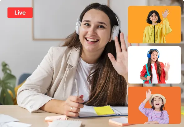 Live virtual classroom session