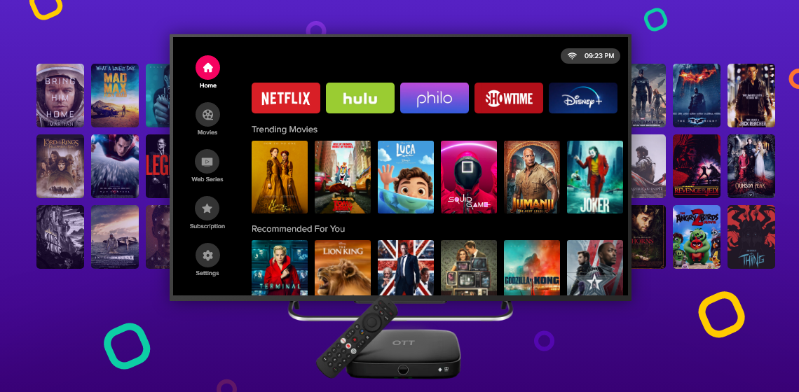 android navigator ott tv box