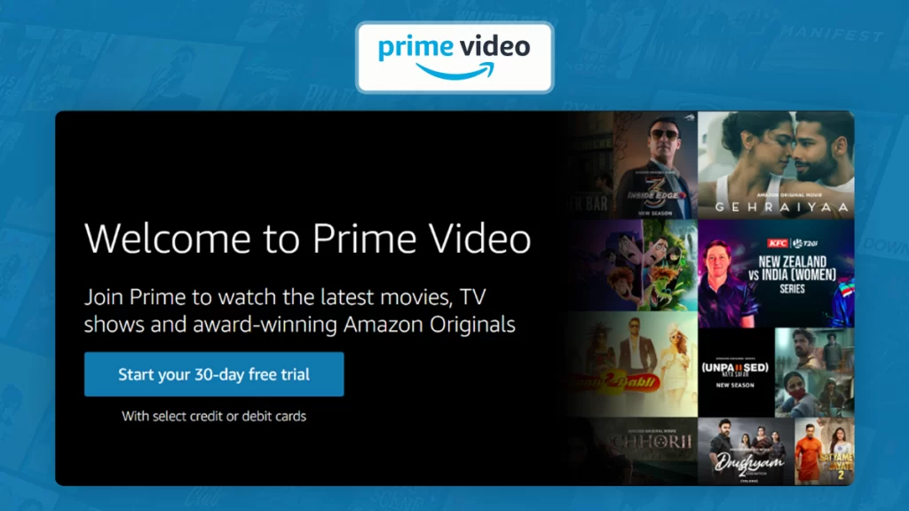 online streaming services like amazon prime video